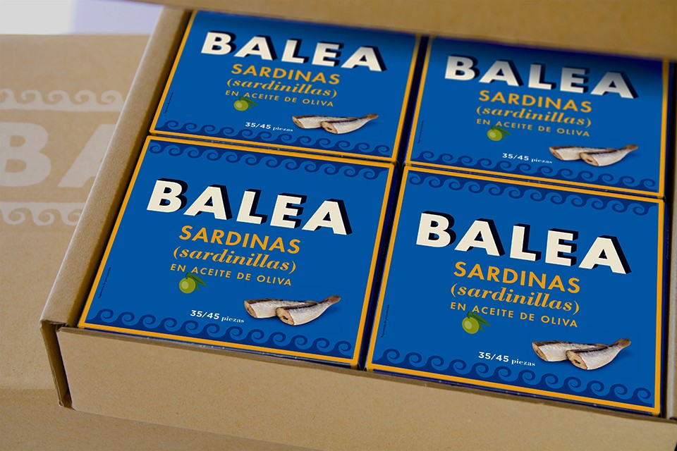 Sardinillas en aceite de oliva 35/45 piezas 266 g