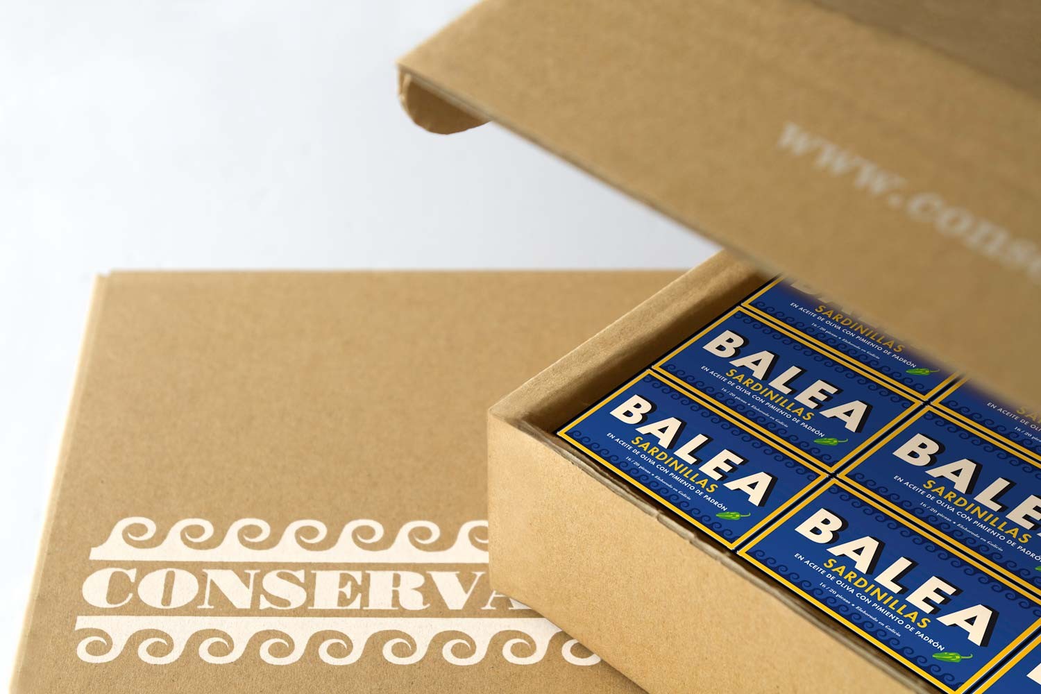 Sardinillas en aceite de oliva con pimiento de Padrón 16/20 piezas 115 g