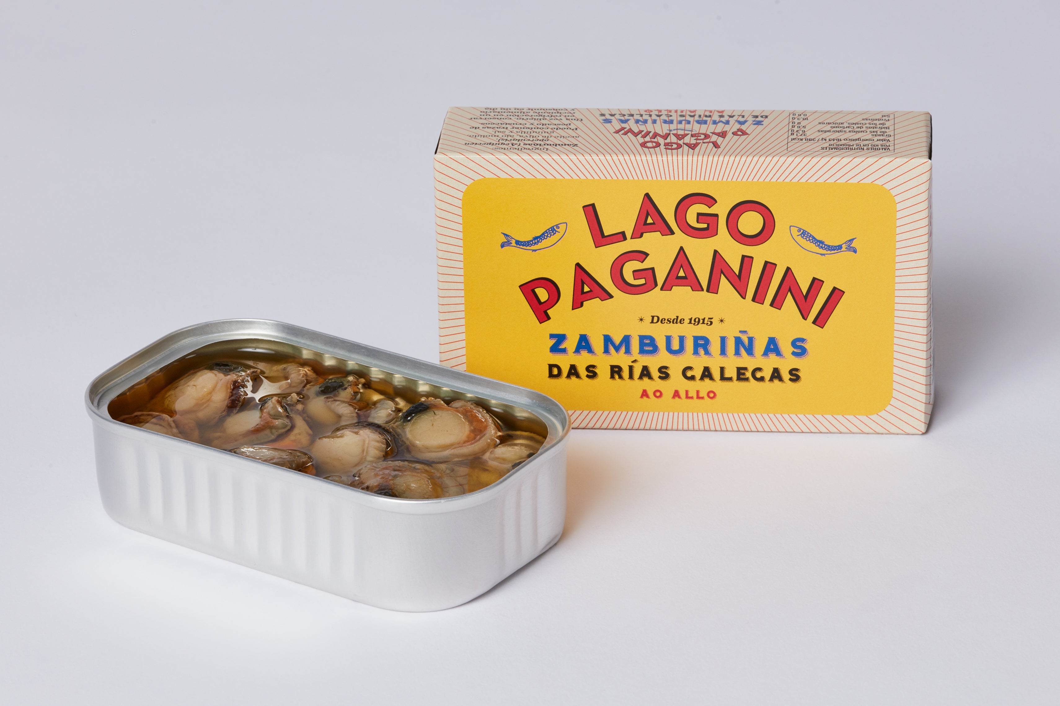 Zamburiñas de las rías gallegas al ajillo Paganini 115 g