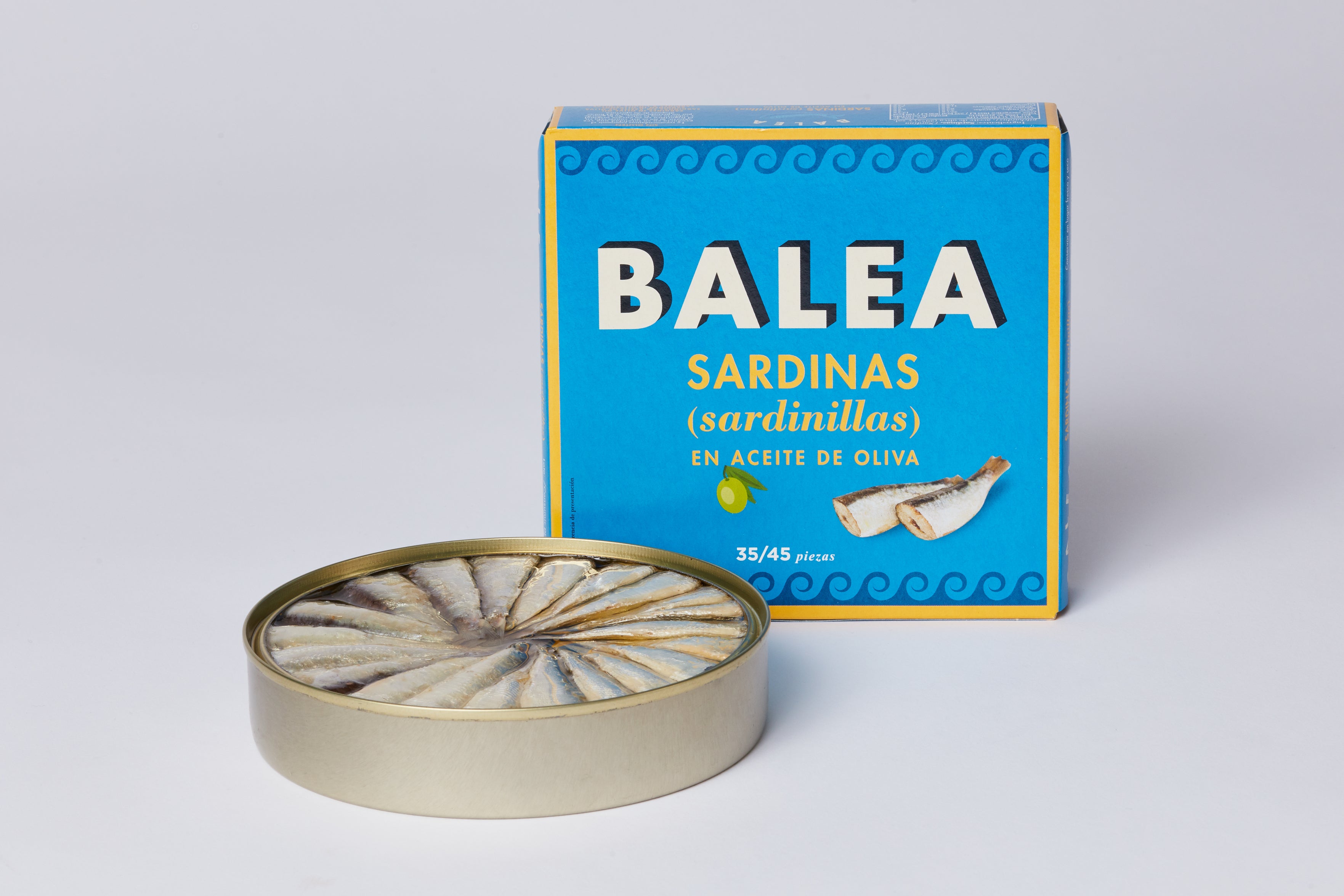 Sardinillas en aceite de oliva 35/45 piezas 266 g