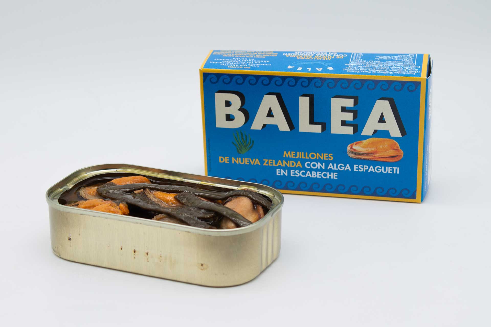 Mexillóns de Nova Zelandia con alga espagueti en escabeche RR-125 6/8 pezas