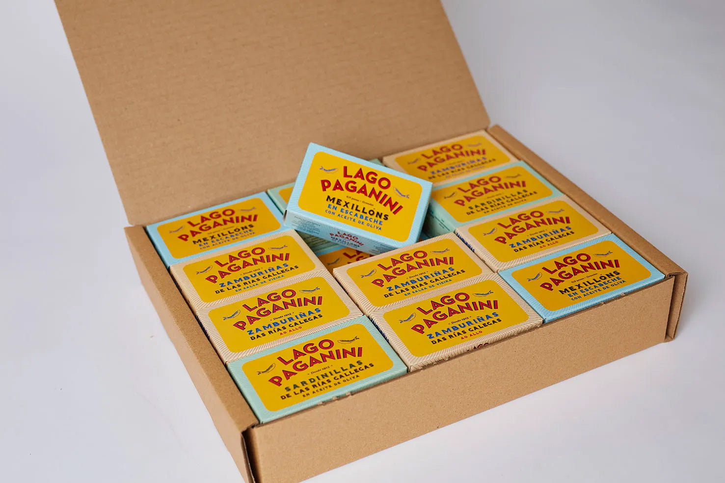 Caja 20 latas Paganini